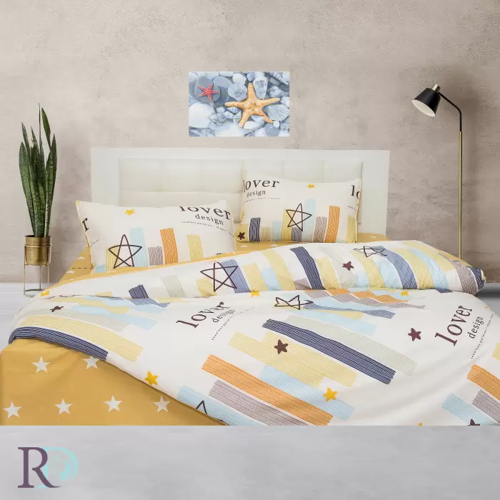 Спален комплект памучен сатен Романтика - 538 - Спален комплект памучен сатен Романтика - 538