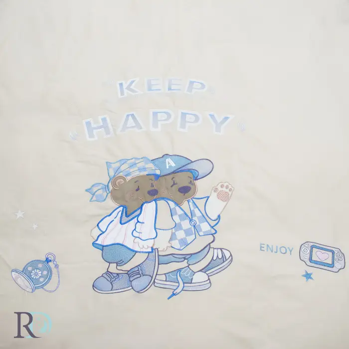 Детски спален комплект Мече в бежово - 1649 - Детски спален комплект Мече в бежово - 1649