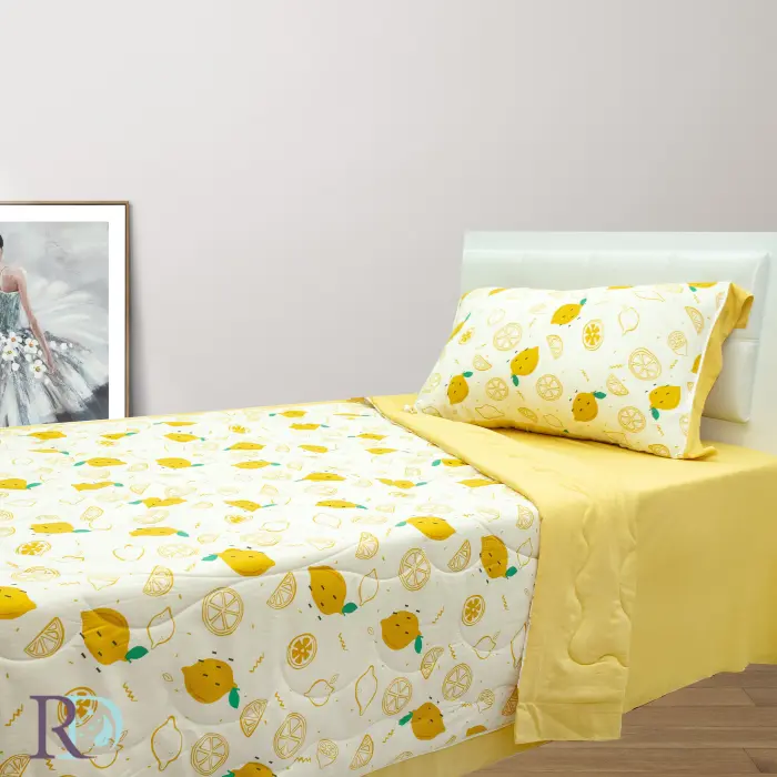 Детски комплект със завивка Лимони - 1852 - Детски комплект със завивка Лимони - 1852