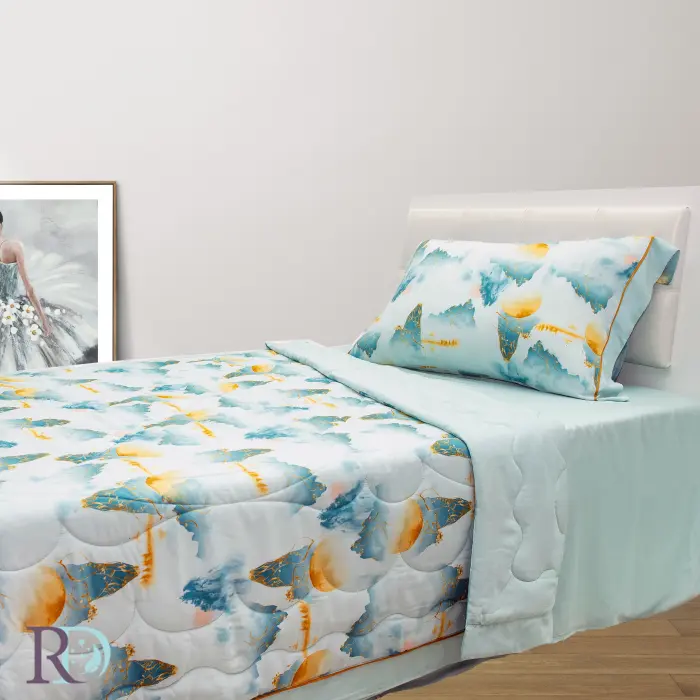 Детски комплект със завивка Мрамор - 1848 - Детски комплект със завивка Мрамор - 1848