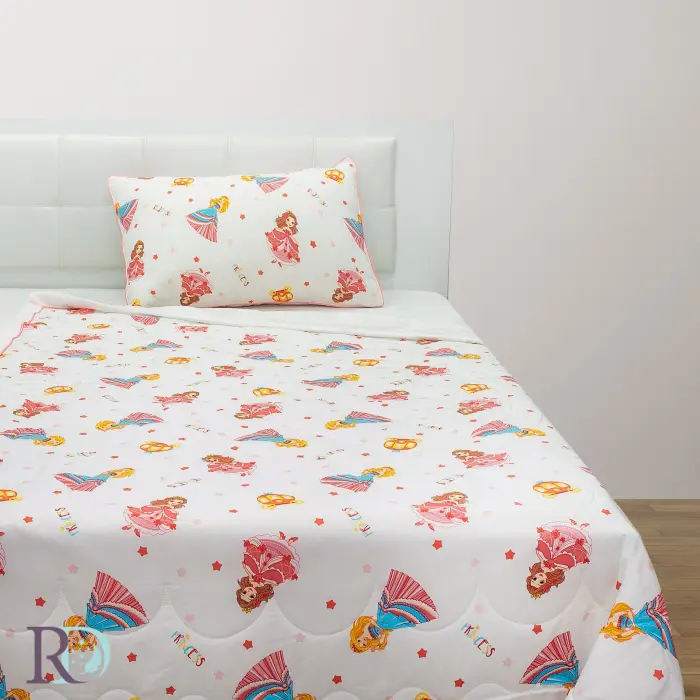 Детски комплект със завивка Принцеси - 1854 - Детски комплект със завивка Принцеси - 1854