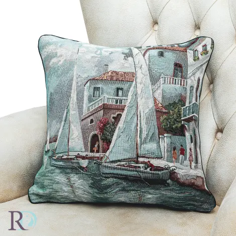 Декоративна калъфка Лодки