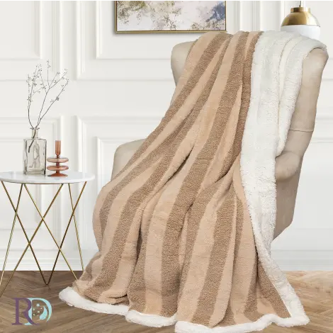 Одеяло Райе в бежово - Одеяло Райе в бежово