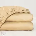 Чаршаф с ластик тъмно бежово - 341 | Чаршаф с ластик тъмно бежово - 341