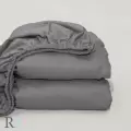 Чаршаф с ластик тъмно сиво - 1005 | Чаршаф с ластик тъмно сиво - 1005