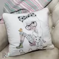 Декоративна възглавница Момиче с Коте - 944 | Декоративна възглавница Момиче с Коте - 944
