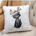Коледна възглавница Коте - 929 | Коледна възглавница Коте - 929