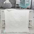 Бебешка памучна олекотена завивка Бяла - 227 | Бебешка памучна олекотена завивка Бяла - 227